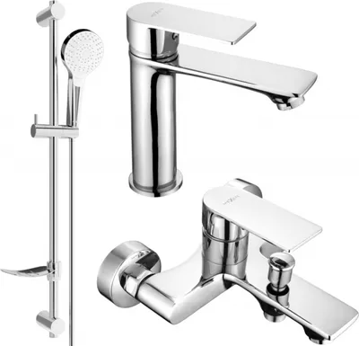 Produktbild von Mexen Royo DF05 Badewannenset, Chrom - 72203DF05-00