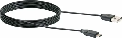 Produktbild von Schwaiger CK 3110, 1 m, USB A, USB C, USB 2.0, 480 Mbit/s, Schwarz