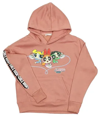 Produktbild von Powerpuff Girls Damen Kapuzenpullover Pullover Pink - XS