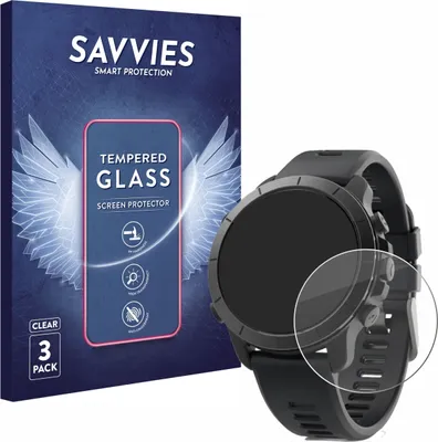 Produktbild von 3x Savvies Schutzglas für Wahoo Elemnt Rival Displayschutz 9H Glas klar transparent