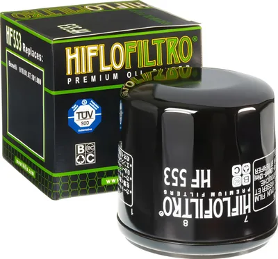 Immagine prodotto di Filtro dell'olio Hiflo HF553, compatibile con Benelli TRK 502 / X dal 2018 al 2019