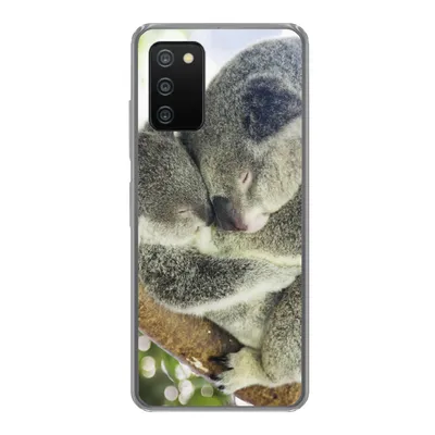 Produktbild von MuchoWow® Handyhülle Schutzhülle Hülle für Samsung Galaxy A03s Koalas - Plüschtier - Tiere - Kinder - Jungen - Mädchen Silikon Softcase Handy Hülle - Schutz
