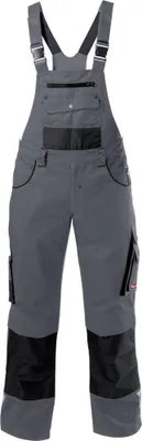 Produktbild von Fortis Latzhose Herren PERFORMANCE 24 Gr. 31 dunkelgrau/schwarz