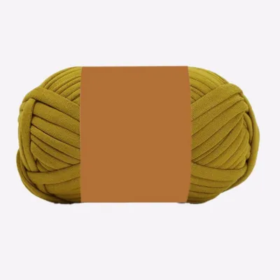 Produktbild von Häkelgarn Polyester Dunkelgelb 100g