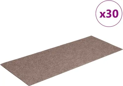 Produktbild von vidaXL Stufenmatten Selbstklebend 30 Stk. 60x25 cm Hellbraun Rechteckig