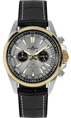 Produktbild von Jacques Lemans 1-2117ZL Herrenuhr Chronograph Liverpool Schwarz/Grau