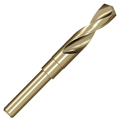Zdjęcie produktu dla Wiertło stalowo-kobaltowe, precyzyjnie szlifowane, spiralne, o średnicy 17,5 mm, przeznaczone do wiercenia w metalu, stali nierdzewnej i żelazie