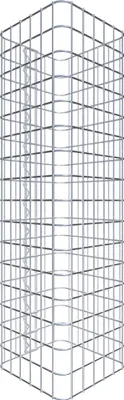 Produktbild von Gabionensäule eckig 32 cm x 32 cm, 80 cm Höhe, MW 5 cm x 5 cm