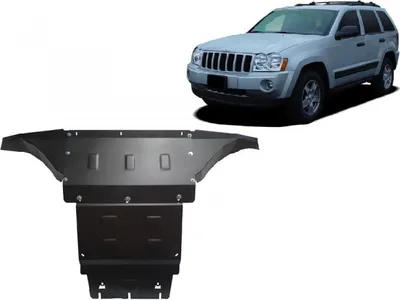 Image de Protection anti-encastrement en acier pour moteur Jeep Grand Cherokee