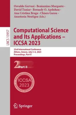 Zdjęcie produktu dla Computational Science and Its Applications - ICCSA 2023