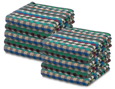 Produktbild von 10er Set Seiftücher, 100% Baumwolle, 30x30 cm, sortiert