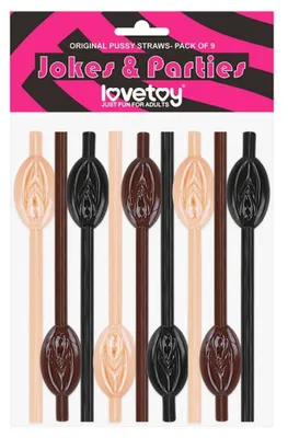 Imagen del producto de LOVETOY - Pajita de Vagina Pack de 9
