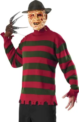 Produktbild von Freddy Krüger Pullover Halloween Kostüm Größe: XL