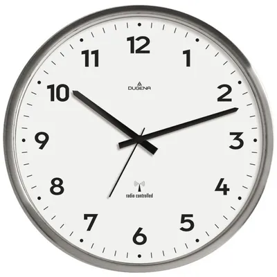 Produktbild von Dugena 4277414 Funkwanduhr Weiß