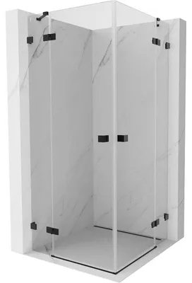 Obrázek produktu pro Mexen Lunar Duo sprchový kout otevírací 100 x 100 cm, transparentní, černá - 834-100L-100P-70-00