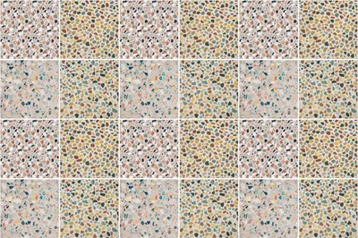 Produktbild von Fliesenaufkleber 20 x 20 cm – 24 Stück – Selbstklebend – Wasserfest – Pflegeleicht – Hitzebeständig – Für Küche & Bad – Natursteine im Mosaik