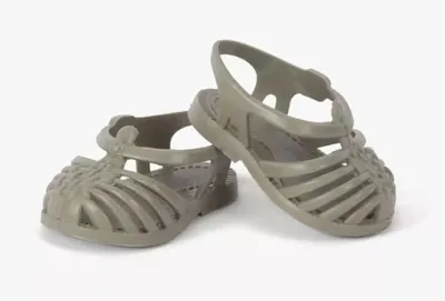 Productafbeelding van Minikane poppensandalen grijs voor Gordi pop 34cm
