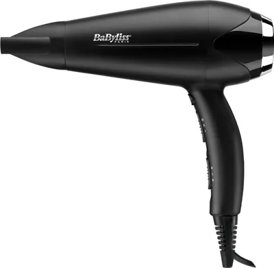Zdjęcie produktu dla BaByliss D572DE, Czarny, Monochromatyczny, Oczko do wieszania, 1,95 m, 2200 W, 1 szt.