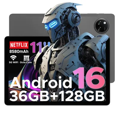 Produktbild von DOOGEE Tab A9 Pro+ - Tablet, Android 16, 11 Zoll, 30(6+24)GB+128GB(bis 2TB erweiterbar), 90Hz, 8580mAh,Widevine L1