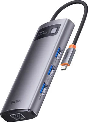 Obrázok produktu pre BASEUS HUB adaptér 7v1 typ C WKWG040013/BS-OH043 0,17 m sivá