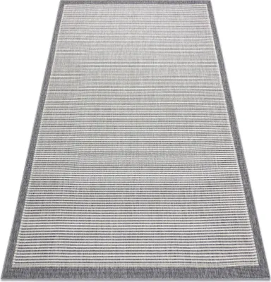 Produktbild von Teppich SPRING 20411332 Linien, Rahmen geschlungen - grau  Grau 140x200 cm