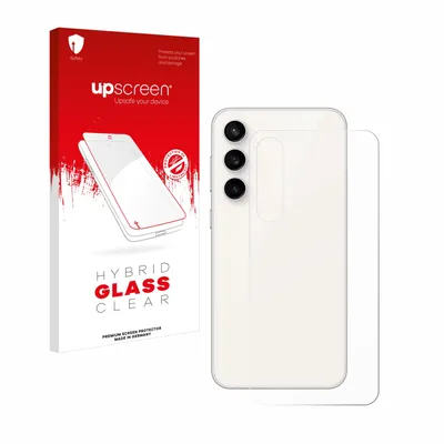 Produktbild von upscreen Schutzglas für Samsung Galaxy S23 FE (Rückseite) Schutzfolie Panzer Folie Glas Display Schutz klar