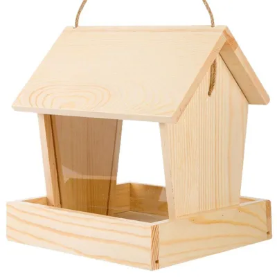 Productafbeelding van Houten Vogelvoederhuisje voor de Tuin