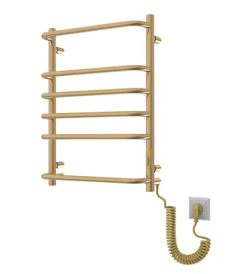 Zdjęcie produktu dla ELNA Standard 6 Grzejnik łazienkowy elektryczny 104W 635x480 mm złoty