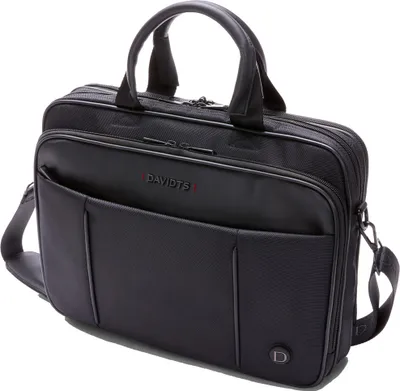 Produktbild von kleine 15,6‘‘ Businesstasche Aktentasche Schultertasche Schwarz 41 cm Bowatex