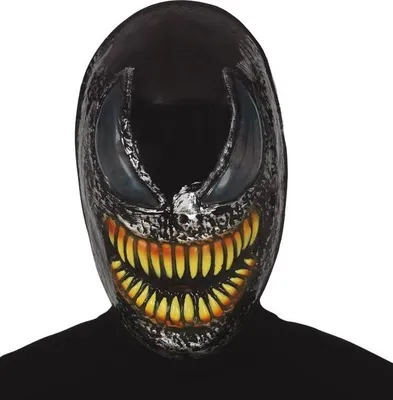 Produktbild von Schwarzes Monster Dark Venom Horror Halloween Maske