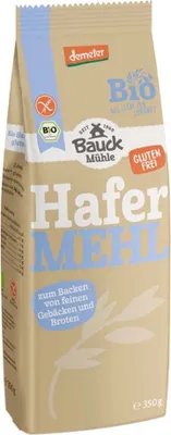 Produktbild von Bauckhof Hafermehl Vollkorn glutenfrei(6x350g)