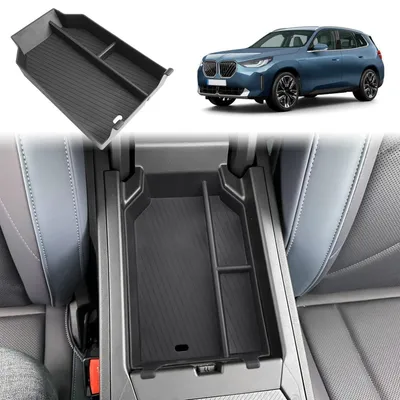 Produktbild von Mittelkonsole Aufbewahrungsbox für BMW X3 G45 2025 2026 Schwarz