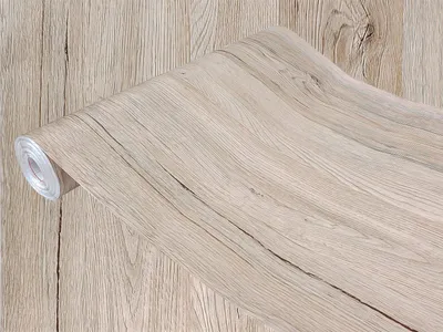 Produktbild von Klebefolie Möbel 90x25 cm - Sand Eiche - Möbelfolie selbstklebend in Holzoptik - Folie für Möbel zur schnellen Renovierung von Türen und Schränken - Möbelfolie dekorativ und pflegeleicht