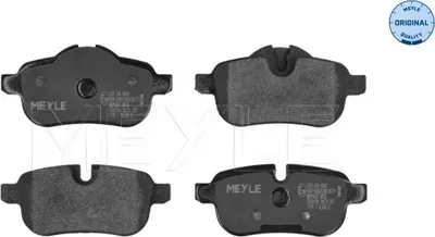 Produktbild von MEYLE 025 245 5918 Bremsbeläge Hinten für BMW Z4 Roadster (E89)