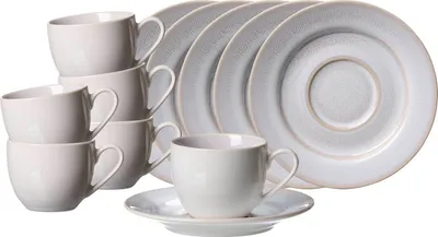 Produktbild von Ritzenhoff & Breker Laredo Espressotasse mit Untertasse 90 ml 6er Set