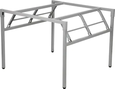 Produktbild von Klappgestell für Tisch, Schreibtisch NY-A024, für Büro, Hotel, Restaurant, Maße 76x76x72,5 cm, Grau