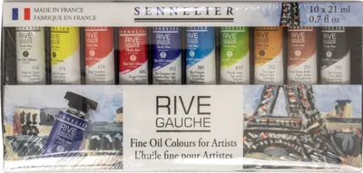 Produktbild von Sennelier Rive Gauche feine Ölfarbe - Kartonset 10 Tuben x 21ml - N130303.1