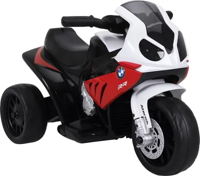 Immagine prodotto di Fortuna Lai BMW S1000RR triciclo elettrico con licenza  Moto per bambini con batteria ricaricabile, veicolo per bambini, acciaio, rosso, 66x37x44 cm