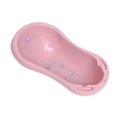 Produktbild von Lorelli Babybadewanne, 84 cm lang, Ablagefcher, ergonomische Form, ab Geburt rosa