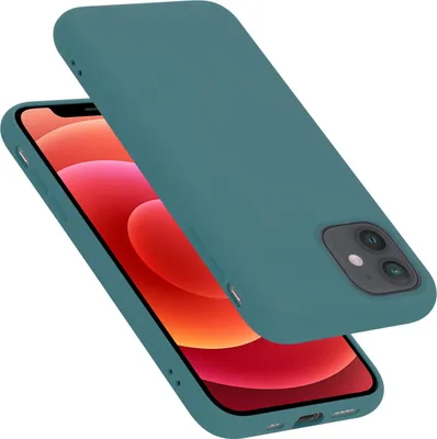 Produktbild von Cadorabo Schutzhülle für Apple iPhone 12 MINI Hülle in Grün Handyhülle Case Cover TPU Etui