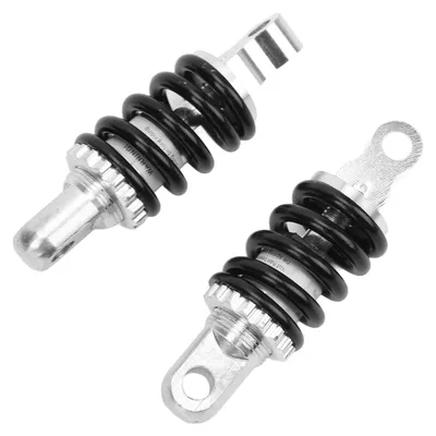 Image de 1 paire de ressorts de suspension arrière à amortissement réglable pour scooter ou moto, 105 mm
