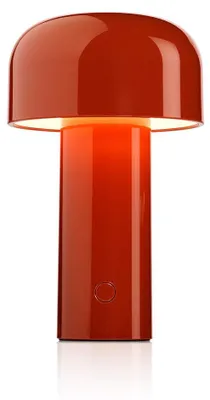 Produktbild von Flos Bellhop Battery, Polycarbonat, rot, 12,5x21cm