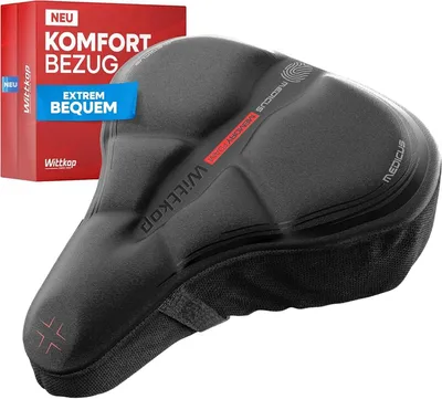 Productafbeelding van Zadelhoes gel en traagschuim - Ergonomisch - 3-zoneconcept - Dames en heren