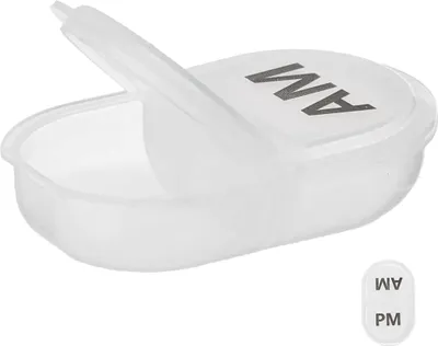 Produktbild von 2x PILLENBOX mit 2 Fächer Pillendose Tablettenbox Medikamentenbox Pillen Dose 38