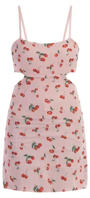 Produktbild von OCY Damen Minikleid 12527041-OC01, ROSA Mehrfarbig, L