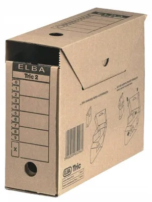 Produktbild von Elba Archivbox für A4-Dokumente mit Deckel 27x11x34 cm