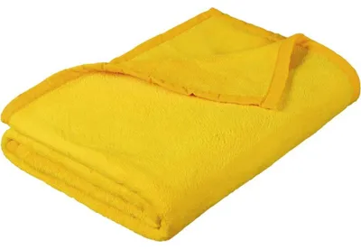 Zdjęcie produktu dla Dziecięcy kocyk mikro 100x150 cm żółty