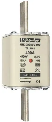 Produktbild von Mersen NH-Sicherungseinsatz SF Gr.3 gG 355A 500V KM NH3GG50V355