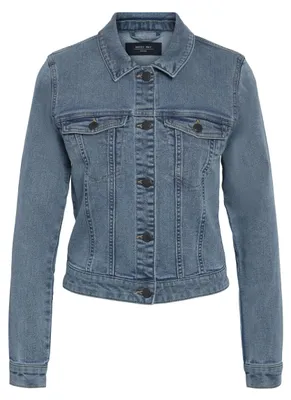 Obrázek produktu pro NOISY MAY Dámská bunda Nmdebra s dlouhými rukávy, model Vi570Lb, barva: světle modrá denim, velikost: XS