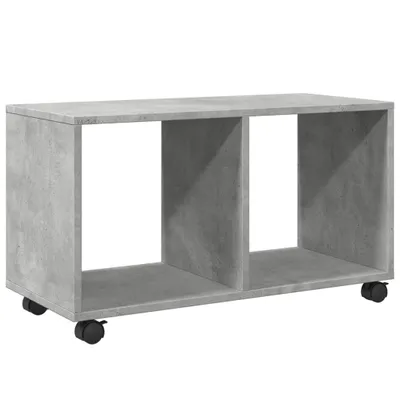 Immagine prodotto di Armadio a rotelle grigio cemento 72x33x42,5 cm materiale a base di legno